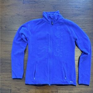 Calvin Klein Performance Purple Fleece Jacket